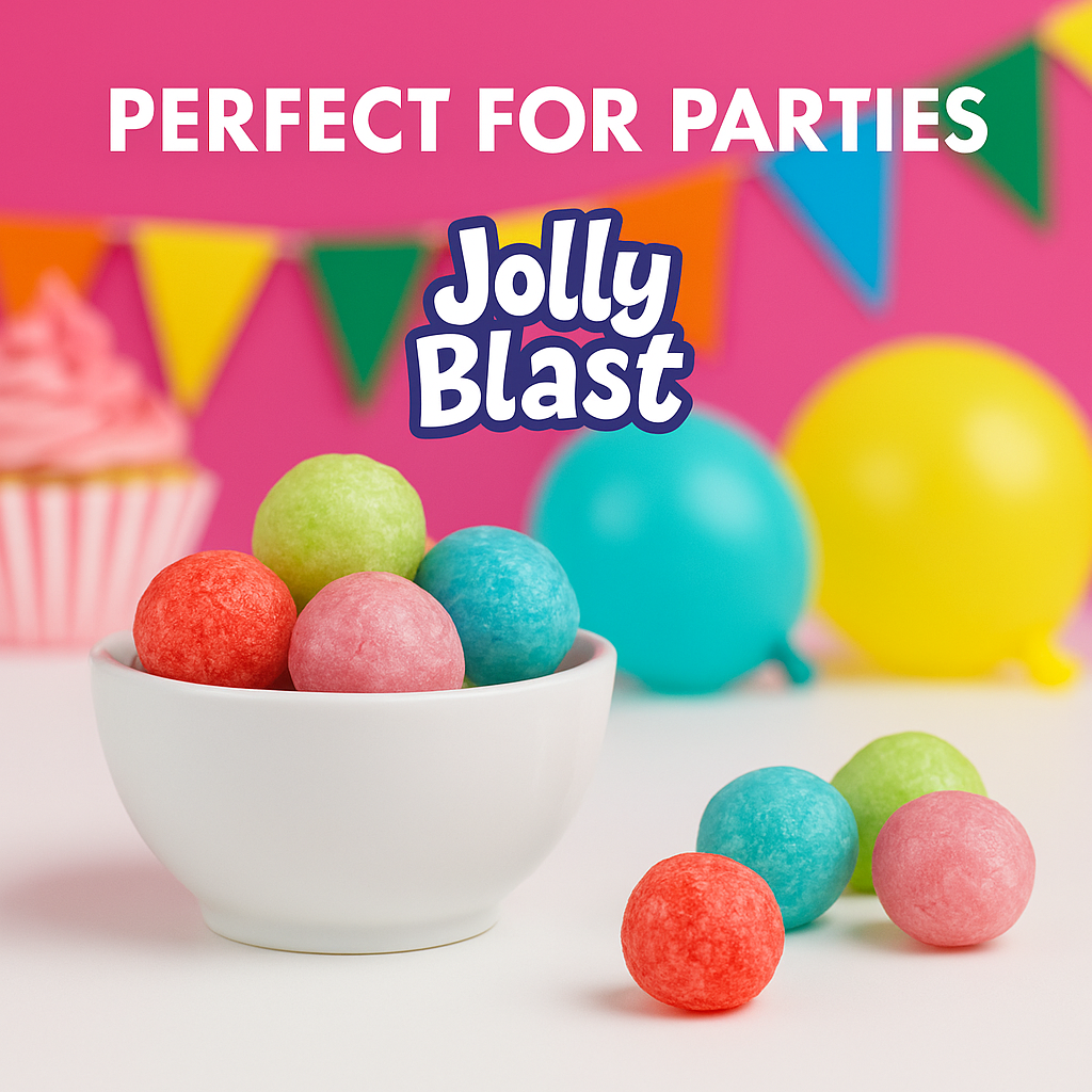 Jolly Blast - Your classic candy, now crunchy and bold.