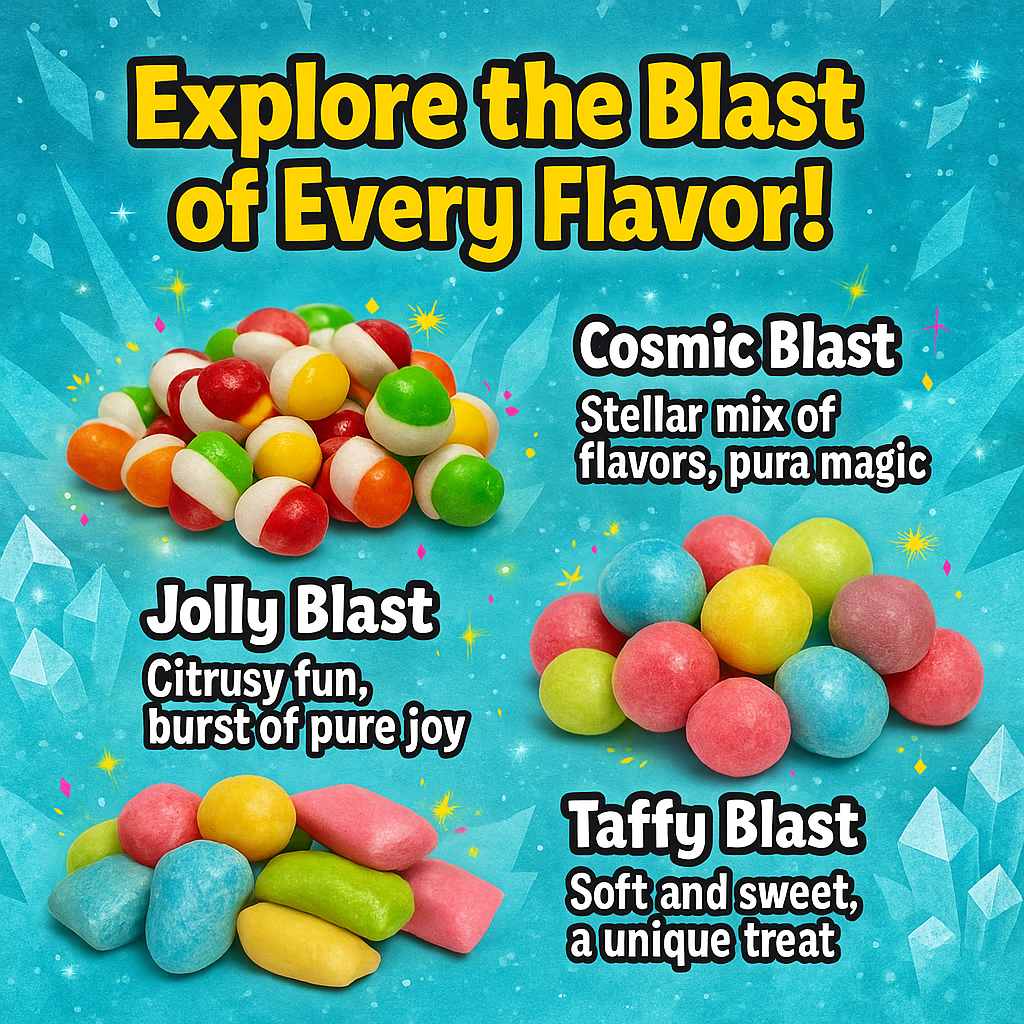 Mini Blast Pack - Try our top 3 flavors with bonus crunch.