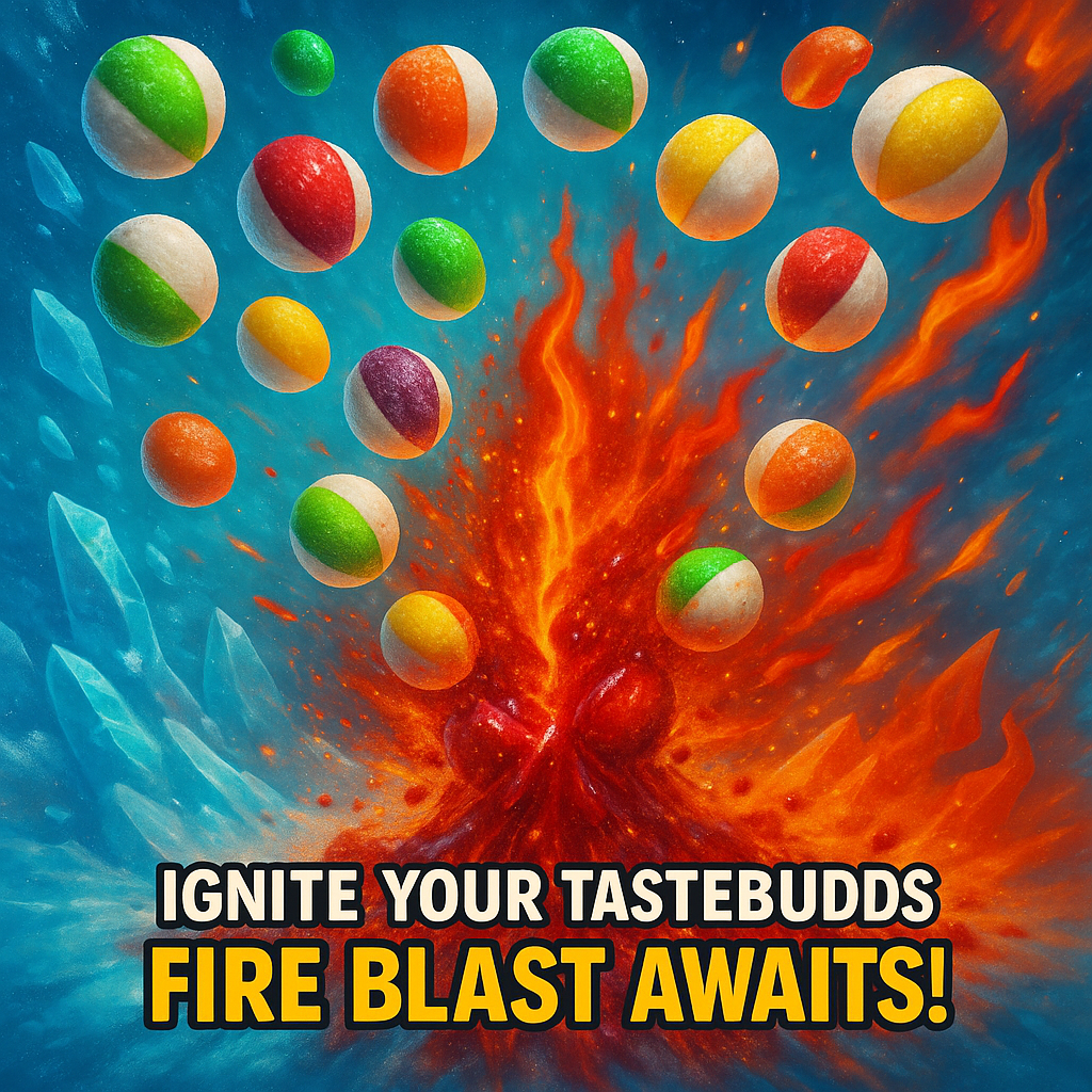 Fire Blast - Spicy, sweet, and bold freeze-dried candy fire.