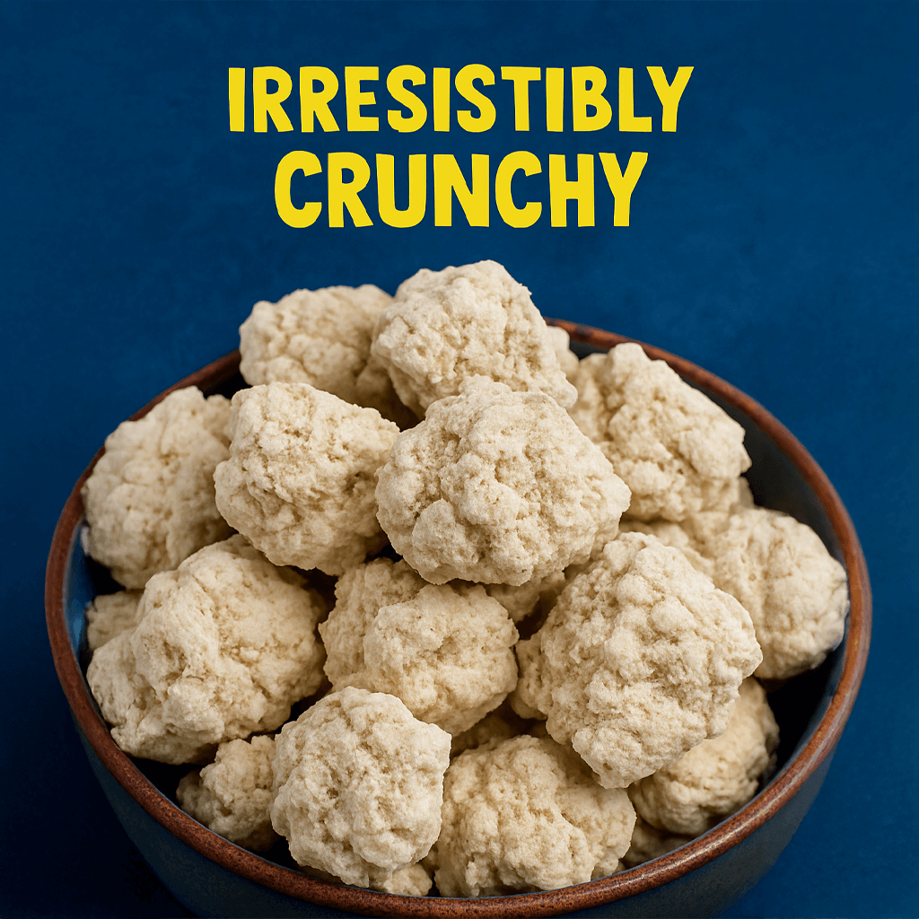 Crispie Blast - Light, airy crunch with a mellow sweetness.