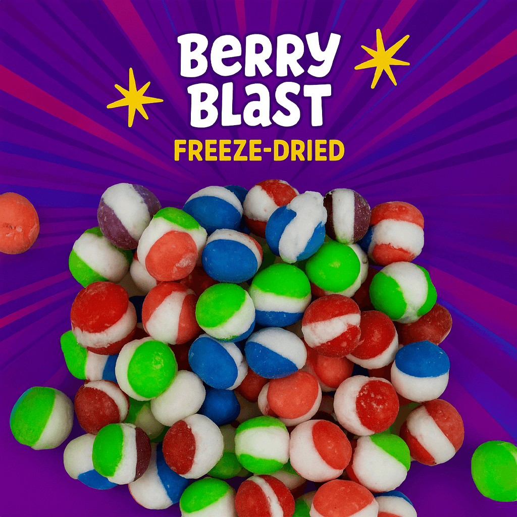 Berry Blast - Sweet berry blend with a freeze-dried twist.