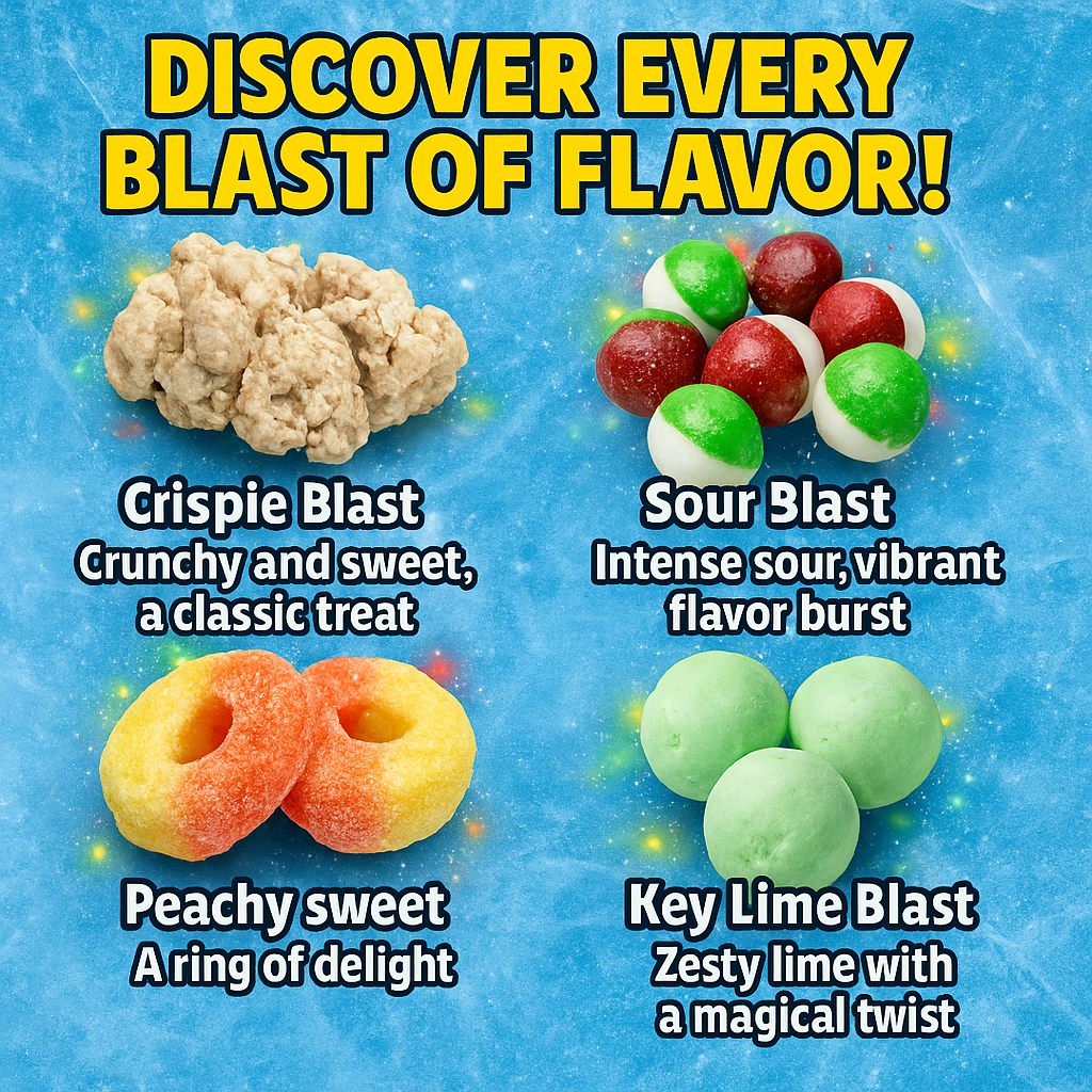Crispie Blast Pack - Bold, tangy, crunchy—our most playful mix.