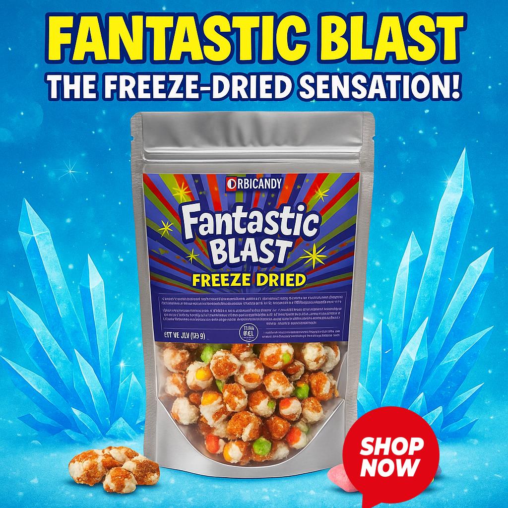 Fantastic Blast - Mystery flavor candy - always fun, always crunchy.