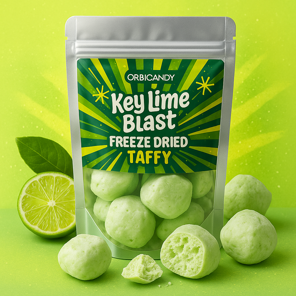 Key Lime Blast - Tart lime flavor meets light, crunchy texture.