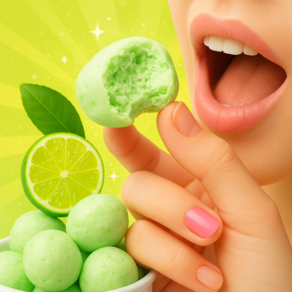 Key Lime Blast - Tart lime flavor meets light, crunchy texture.