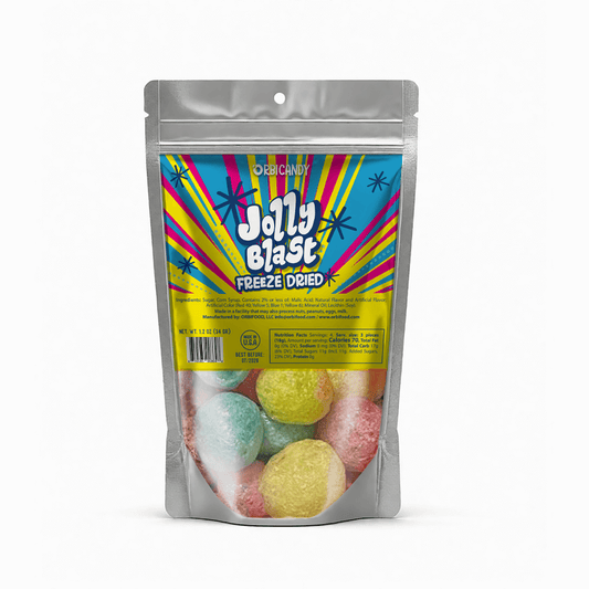 Jolly Blast - Your classic candy, now crunchy and bold.