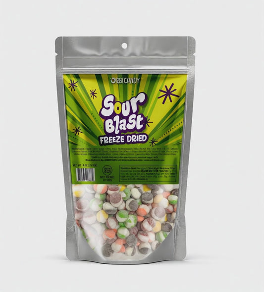 Sour Blast - Tangy, sour, and addictively crunchy candy bites.